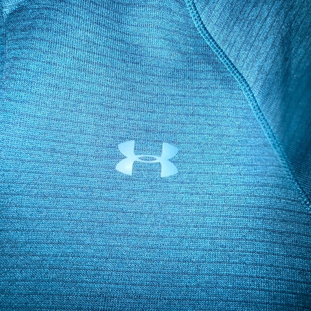 Under Armour Men's Teal Half Zip-Up Sweater Size Large - Picture 2 of 8